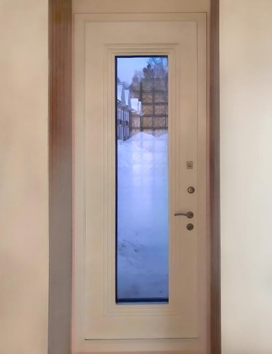 Остекленная дверь, фото с объекта